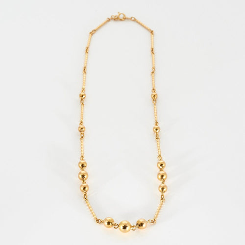 Collier Collier en or jaune maille tressée 58 Facettes DV1164-6