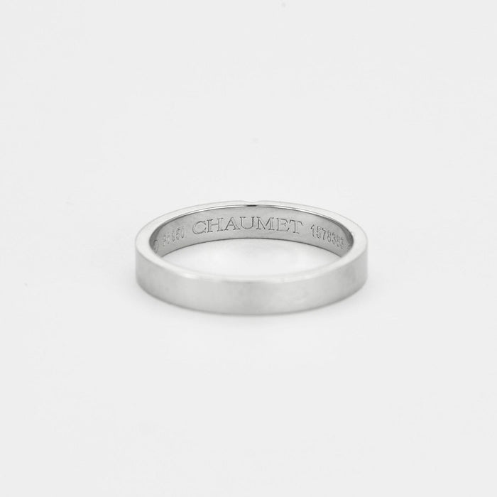 Bague 51 CHAUMET - Alliance Liens Evidence platine et diamants 58 Facettes DV4639-1