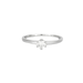 Bague 56 Bague solitaire en platine et diamant 58 Facettes DV3998-1