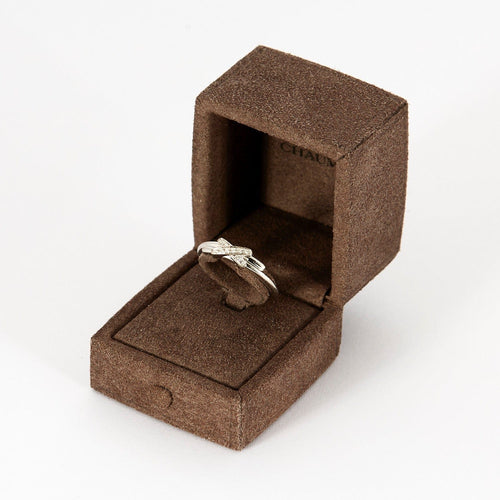 Bague 49 CHAUMET -  Bague Jeux de Liens or gris et diamants 58 Facettes DV4393-1