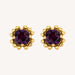 Boucles d'oreilles Boucles d'oreilles or jaune et améthystes 58 Facettes DV3673-7