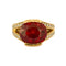 Bague Bague en or jaune grenat spessartite et diamants 58 Facettes DV4875-1