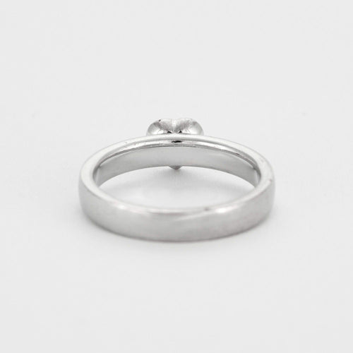 Bague 53 Bague jonc or gris diamant coeur 58 Facettes DV5390-7-53-2