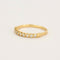 Bagues 53 Demie Alliance or jaune diamants 58 Facettes DV5390-5-53-2