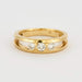 52 Bague or jaune diamants 58 Facettes DV5390-3-52-1