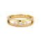 Bague 52 Bague or jaune diamants 58 Facettes DV5390-3-52-1