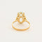 Bague 56 Bague or jaune, aigue-marine 58 Facettes DV4845-3