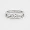 Bague 54 Bague or gris et diamants 58 Facettes DV5390-8-54-3