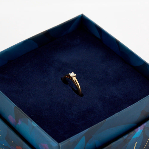 Bague 54 Mauboussin - Six de Toi -  Bague solitaire or rose et diamant 58 Facettes DV5700-1-54-1