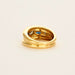 Bague 55 Bague en or jaune, saphir et diamants 58 Facettes DV5140-3