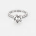 Bague 50 DIOR Bague Muguet or gris, diamants et perle 58 Facettes DV0711-1-50-2