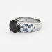 Bague 56 Mauboussin - Bague Nuit d'Amour or gris saphirs et diamants 58 Facettes DV4694-1