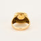 Bague 57 Bague en or jaune et citrine coussin 58 Facettes DV5199-7