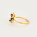 Bague 50 Bague en or jaune rubis, saphir, diamants 58 Facettes DV1453- 10-50-2