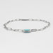 Bracelet DINH VAN - Impression - Bracelet en or gris et turquoise 58 Facettes DV0721-4