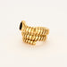 Bague 50 BULGARI. Serpenti. Bague en or jaune, saphir 58 Facettes DV5568-2