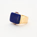 Bague 53 Bague Fred en or jaune lapis-lazuli et rubis 58 Facettes DV2998-2