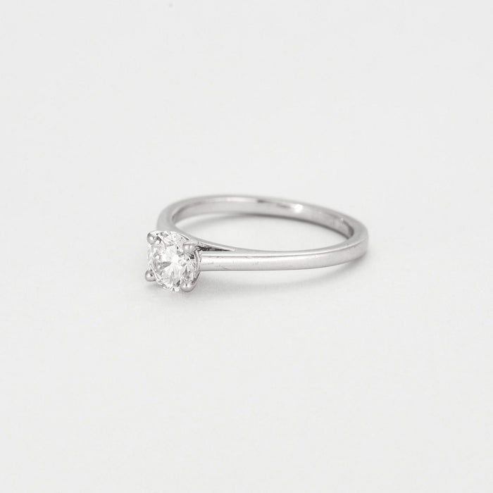 Bague 48 DE BEERS. Bague solitaire en platine et diamant 58 Facettes DV0722- 1-48-2