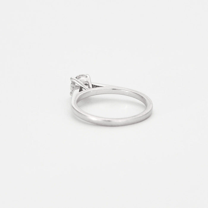 Bague 48 DE BEERS. Bague solitaire en platine et diamant 58 Facettes DV0722- 1-48-2