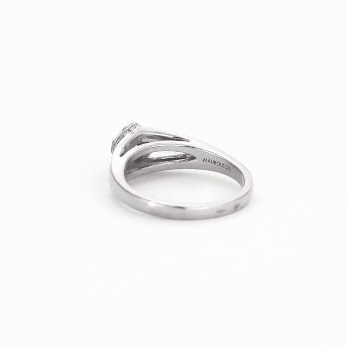 Mauboussin Solitaire Love my Love N°3 or gris et diamants