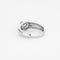 Bague 54 Bague jonc en or gris diamant 58 Facettes DV6202-2-54-3