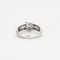 Bague 54 Bague jonc en or gris diamant 58 Facettes DV6202-2-54-3