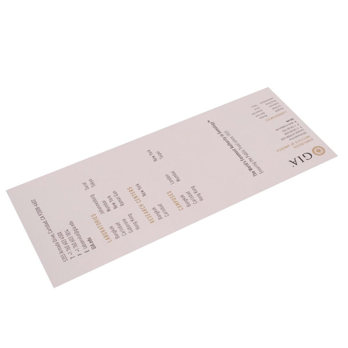 Diamant sur papier avec certificat 58 Facettes DV0125-7