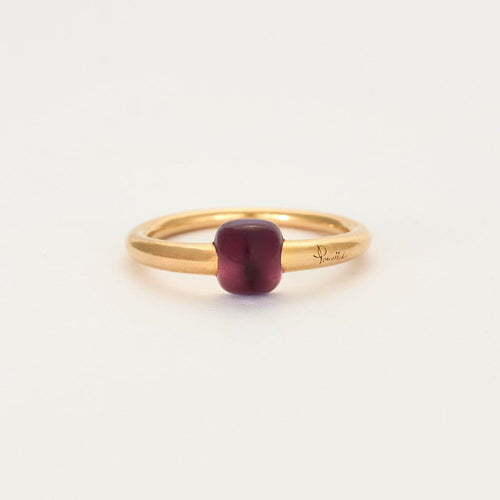 Bague 54 POMELLATO - M'ama non m'ama - Bague or rose et améthyste 58 Facettes DV2708-2