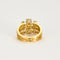 Bague 46 Bague bandeau à trois corps, 2 tons d'or et diamants 58 Facettes DV0581-20-46-2