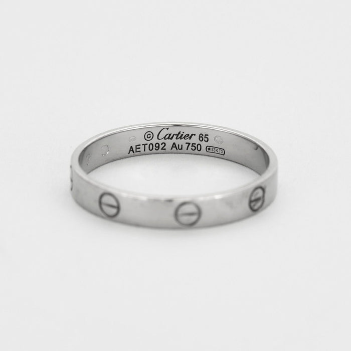 Bague 65 Cartier Love - alliance en or gris. 58 Facettes DV5903-1