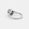 Bague 48 Bague solitaire platine, or gris et diamants 58 Facettes DV0687-6-48-2