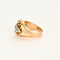 Bague 56 Bague en or jaune, or gris et diamants 58 Facettes DV0013-24-56-3