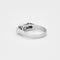 Bague 61 Bague en or gris, diamants et perle de culture 58 Facettes DV0013-25-61-2