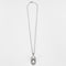 Collier Collier négligé en or gris perles et diamants taillés en rose 58 Facettes DV0013-26