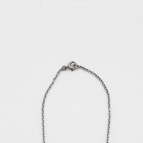 Collier Collier négligé en or gris perles et diamants taillés en rose 58 Facettes DV0013-26