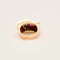 Bague 53 Bague Tank en or de trois couleurs, rubis de synthèse et diamants 58 Facettes DV0013-23-53-2