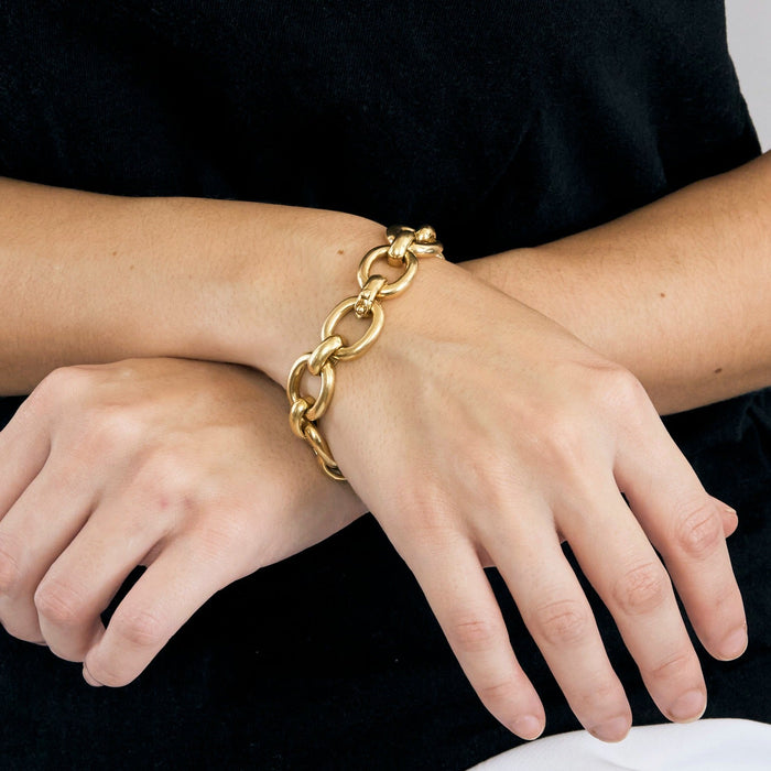 CARTIER - Bracelet baignoire en or jaune