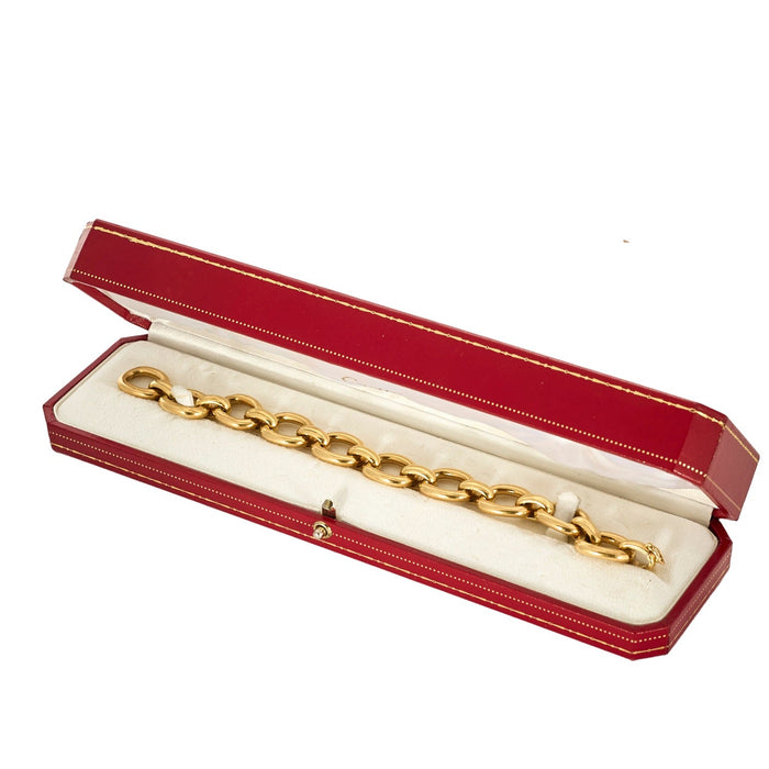 CARTIER - Bracelet baignoire en or jaune