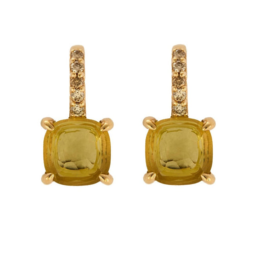 Boucles d'oreilles POMELLATO - Boucles d’oreilles "Lola" or rose, quartz et diamants 58 Facettes DV6467-1