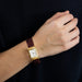 Montre Jaeger-LeCoultre - Montre Reverso Or jaune et cuir bordeaux  58 Facettes DV0612-8