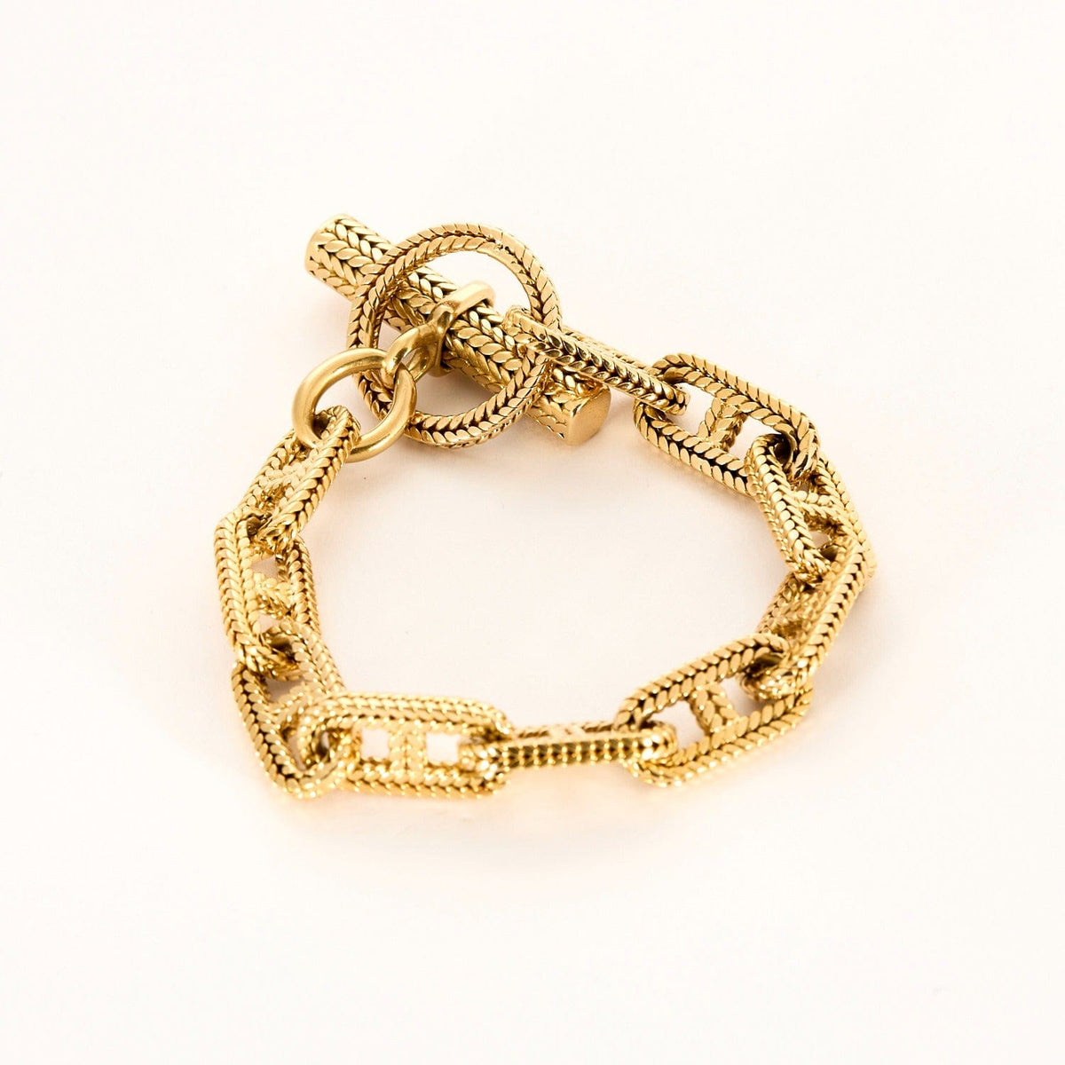 Bracelet Chaîne D'ancre Plaqué Or Murat - Bijou Vintage Homme, Occasion élégant
