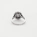 Bague 54 Bague marguerite en or gris et diamants 58 Facettes DV07276-1-54-3