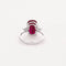 Bague 53 Bague or blanc, rubis et diamants 58 Facettes DV0671-13-53-2