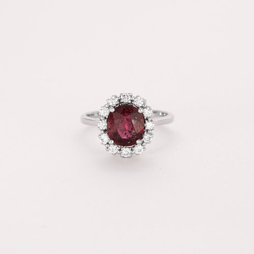 Bague 54 Bague Pompadour, rubis, diamants 58 Facettes DV0671-15-54-3
