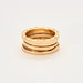 Bague 54 BULGARI - Bague "B.Zero 1" en or rose 58 Facettes DDV6268-1-54-3