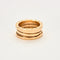 Bague 54 BULGARI - Bague "B.Zero 1" en or rose 58 Facettes DV6268-1