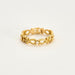 Bague 53 GUCCI - Bague Flora en or jaune et diamants 58 Facettes DV6872-1