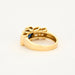 Bague 55 Bague en or jaune, saphir et diamants 58 Facettes DV6071-1