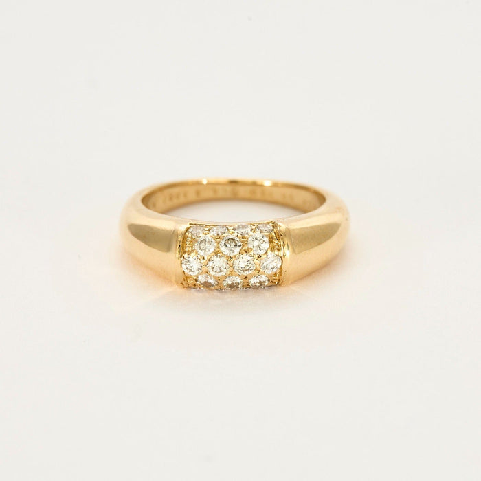 Bague 53 VAN CLEEF & ARPELS- Bague "Philippine",  or jaune et diamants 58 Facettes DV0730-5-53-2