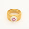 Bague 54 MAUBOUSSIN- Bague Un été en Toscane or jaune, saphir rose et diamants 58 Facettes DV2221-2-54-3
